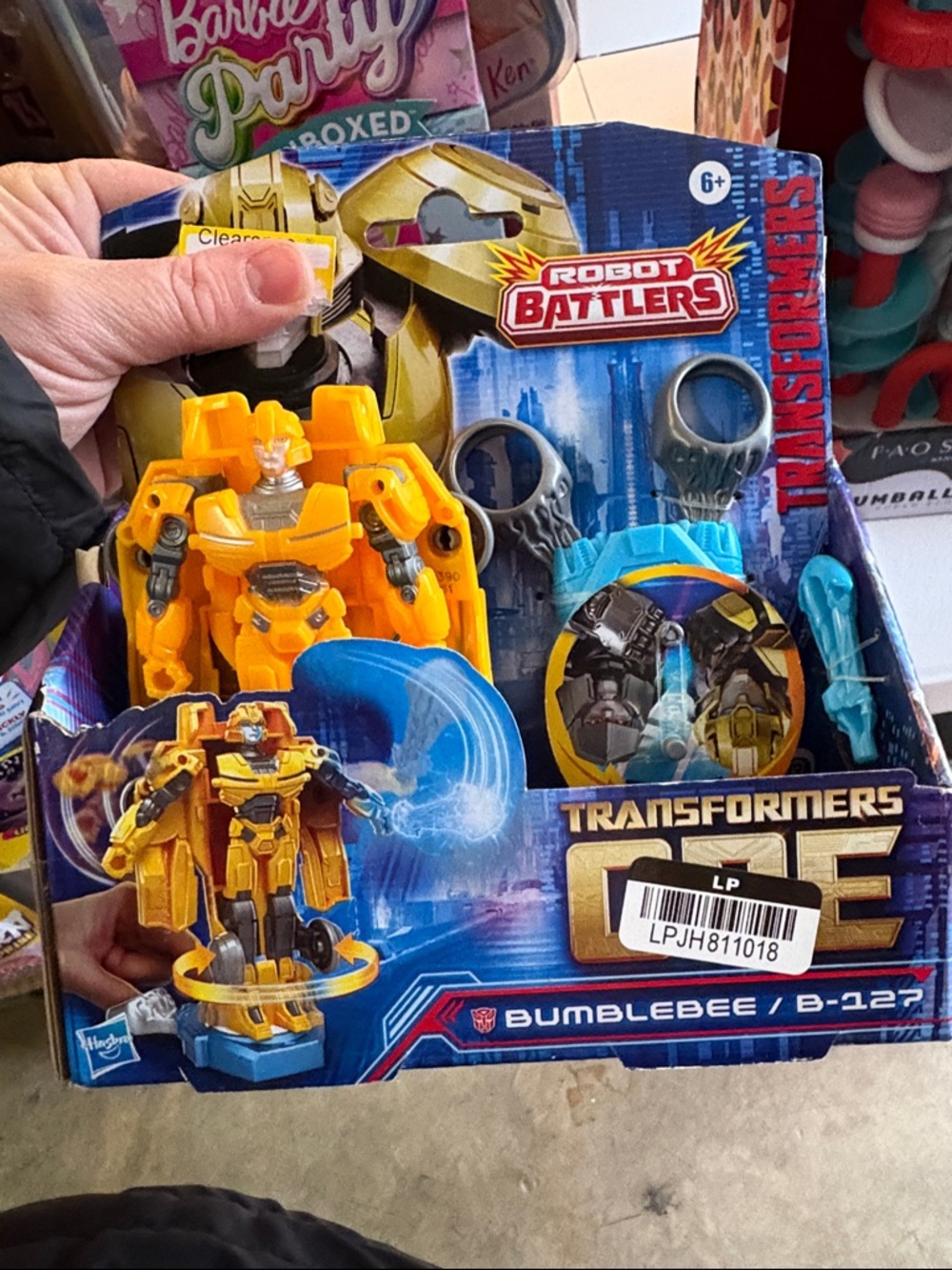 Nwt Transformers Bumblebee Yellow Robot Battlers Action Figure - Kids Toys